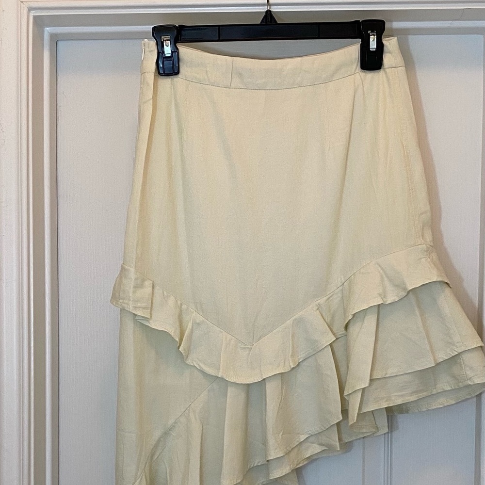 Alpha & Omega Ivory Ruffle Skirt - Picture 2 of 2